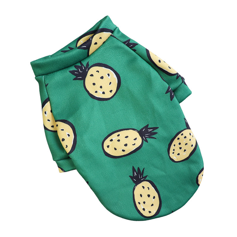 Pet Supplies Dog Fashion Thin Fleece Floral Sweater - Image 4
