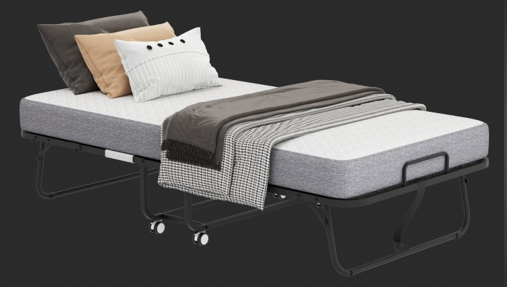 Folding Bed With Mattress - Image 9